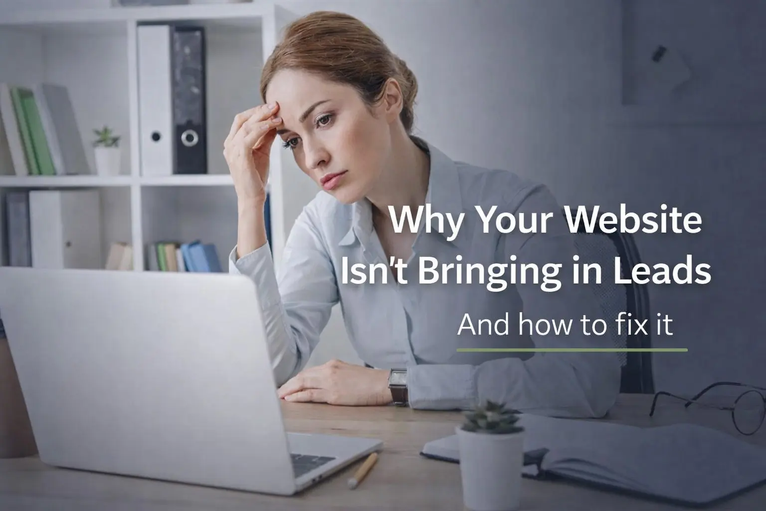 Why Your Website Isn't Bringing in Leads and how to fix it